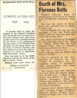 Botts, Florence(Flossie)